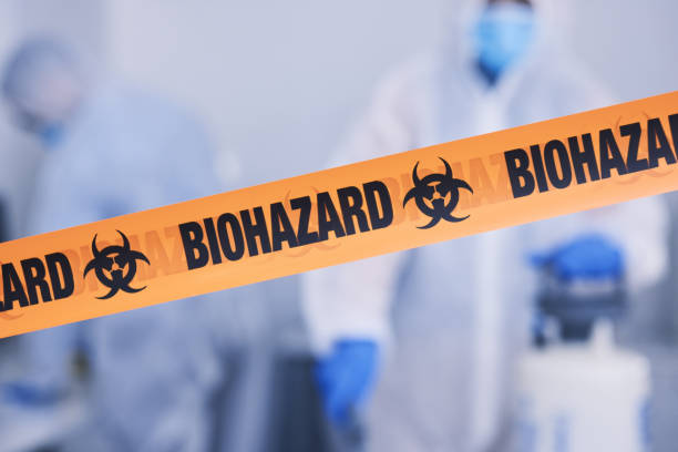 Professional Biohazard Cleanup technician working in Litchfield, MN